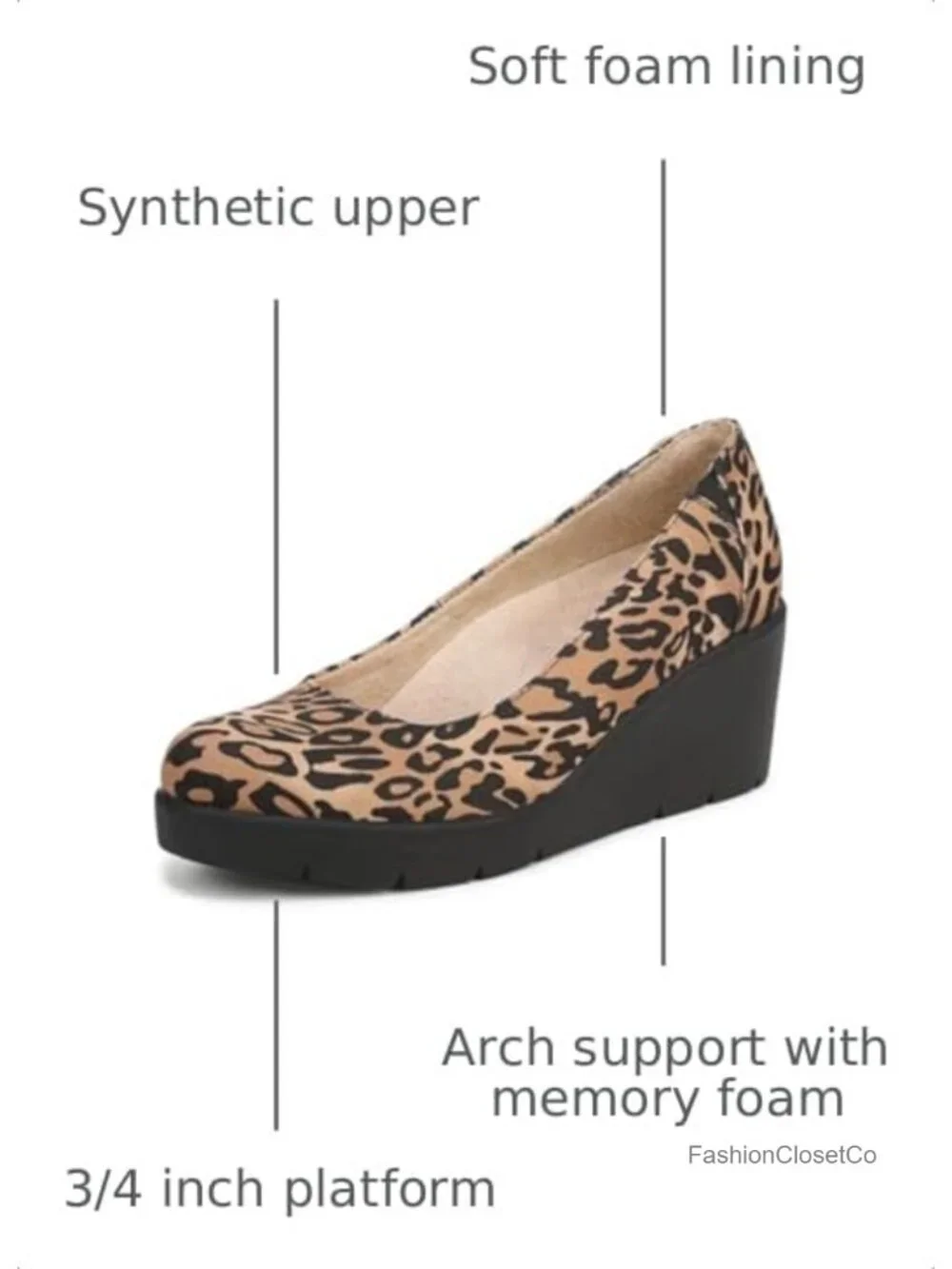 Naturalizer About Time Slip-On Wedge Ballet Flat with ContourFIT Cushioning